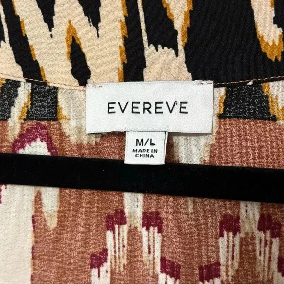 Evereve Mila Kimono Duster Rayon M/L - Picture 2 of 5